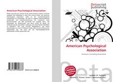 Portada del libro de American Psychological Association