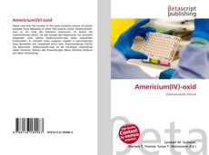 Couverture de Americium(IV)-oxid