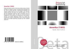 Portada del libro de Amerika (1905)