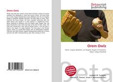Capa do livro de Orem Owlz 