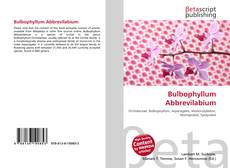 Portada del libro de Bulbophyllum Abbrevilabium