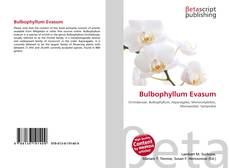 Couverture de Bulbophyllum Evasum