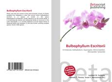 Bulbophyllum Escritorii的封面