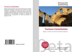 Buchcover von Tarnovo Constitution