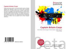 Capa do livro de Captain Britain Corps 