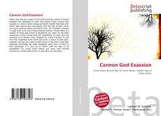 Capa do livro de Cannon God Exaxxion 