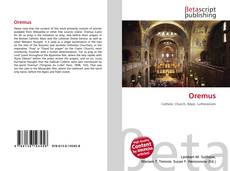 Capa do livro de Oremus 