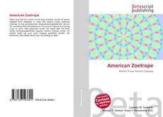 Portada del libro de American Zoetrope