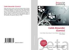 Portada del libro de Caleb Alexander (Comics)