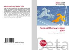 Capa do livro de National Hurling League 2007 
