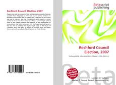 Rochford Council Election, 2007 kitap kapağı