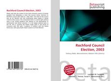 Обложка Rochford Council Election, 2003