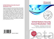Portada del libro de United Nations Security Council Resolution 1262