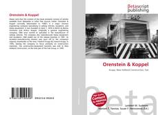 Portada del libro de Orenstein & Koppel