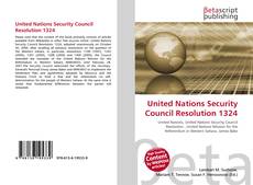 United Nations Security Council Resolution 1324的封面