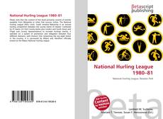 Portada del libro de National Hurling League 1980–81
