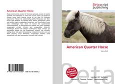 Portada del libro de American Quarter Horse