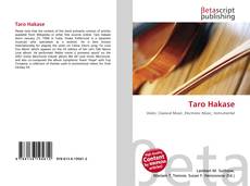 Portada del libro de Taro Hakase