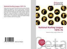 Portada del libro de National Hurling League 1975–76