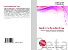 Capa do livro de Sandinista Popular Army 
