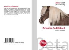 Capa do livro de American Saddlebred 