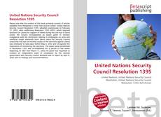 Portada del libro de United Nations Security Council Resolution 1395