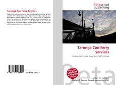 Portada del libro de Taronga Zoo Ferry Services