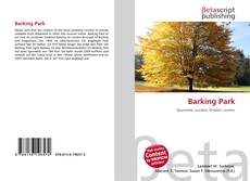Portada del libro de Barking Park