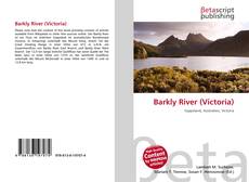 Portada del libro de Barkly River (Victoria)