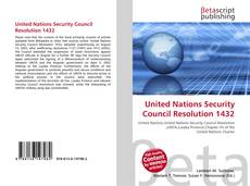 United Nations Security Council Resolution 1432 kitap kapağı