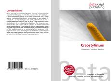 Oreostylidium kitap kapağı