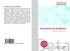Amerikanische Duftblüte kitap kapağı