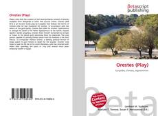 Orestes (Play)的封面