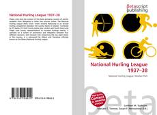 Portada del libro de National Hurling League 1937–38