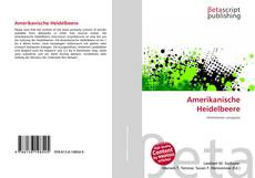Capa do livro de Amerikanische Heidelbeere 
