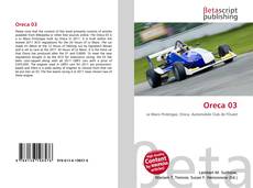 Capa do livro de Oreca 03 