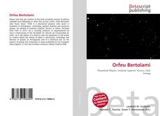 Orfeu Bertolami kitap kapağı