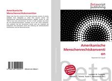 Couverture de Amerikanische Menschenrechtskonvention