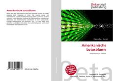 Amerikanische Lotosblume kitap kapağı