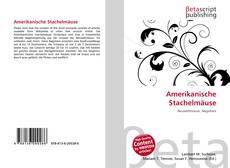 Capa do livro de Amerikanische Stachelmäuse 