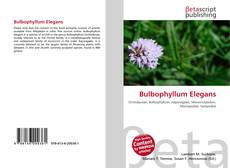 Capa do livro de Bulbophyllum Elegans 