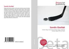 Sandis Ozoliņš kitap kapağı