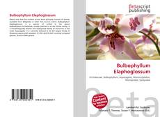 Bulbophyllum Elaphoglossum kitap kapağı