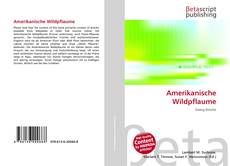 Amerikanische Wildpflaume kitap kapağı