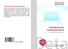 Copertina di Amerikanische Universität Girne