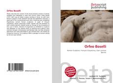 Capa do livro de Orfeo Boselli 