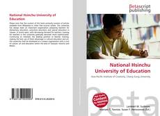 Buchcover von National Hsinchu University of Education