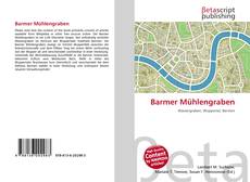 Bookcover of Barmer Mühlengraben