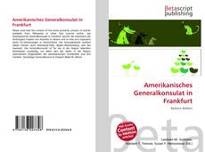Capa do livro de Amerikanisches Generalkonsulat in Frankfurt 