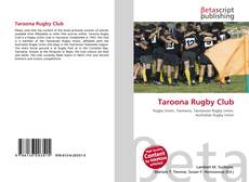 Capa do livro de Taroona Rugby Club 
